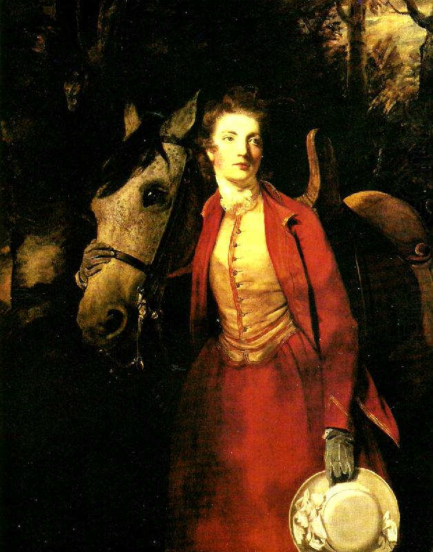 Sir Joshua Reynolds lady charles spencer in a riding habit china oil painting image